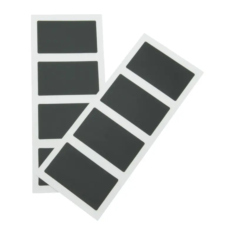 Mini ardoises adhésives rectangulaires — lot de 8 (8,5 x 5 cm)