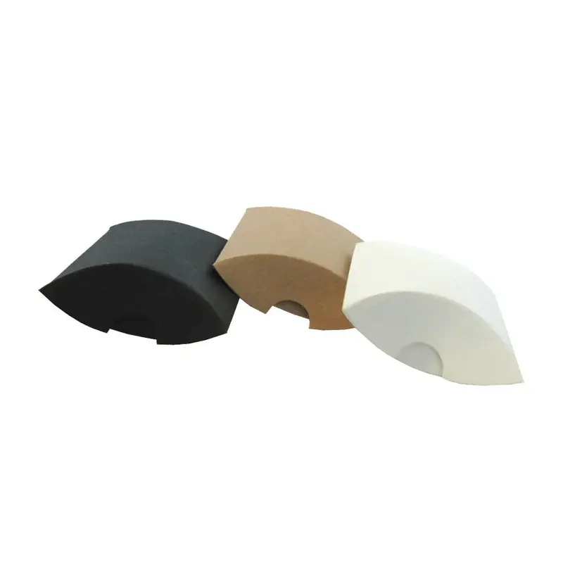 Mini boîte coussin cadeau – Noir, Blanc ou Kraft
