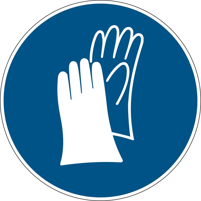 Minipiktogramme - Schutzhandschuhe benutzen