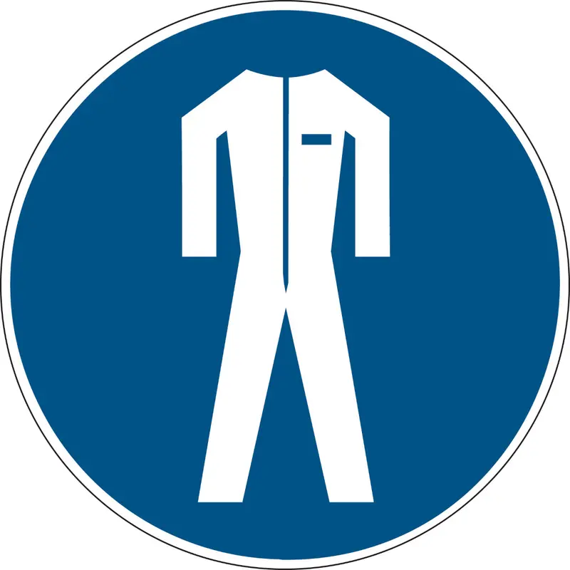 Minipiktogramme - Schutzkleidung benutzen