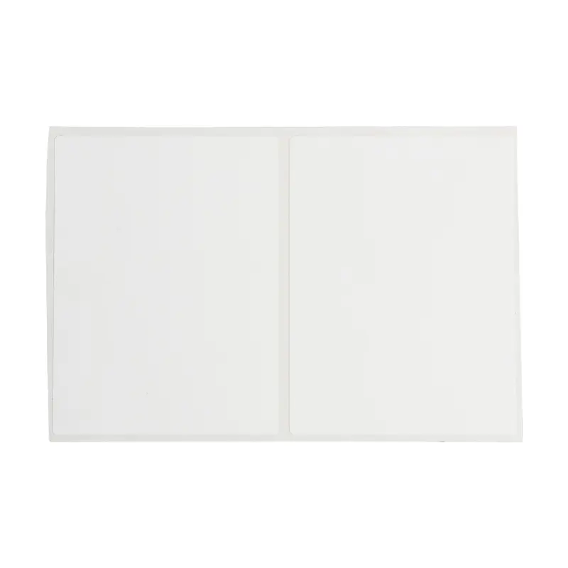 Nachhaltige Polyesteretiketten matt weiss für J4000 Drucker - 76,20 x 101,60 mm