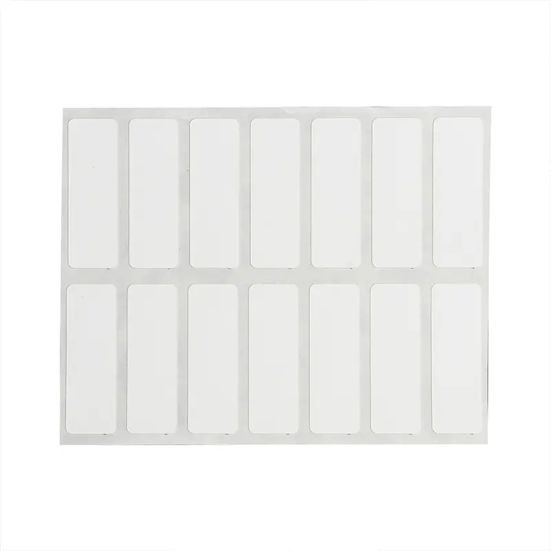 Nachhaltige Polyesteretiketten matt weiss für J7300 Drucker - 12,70 x 38,10 mm