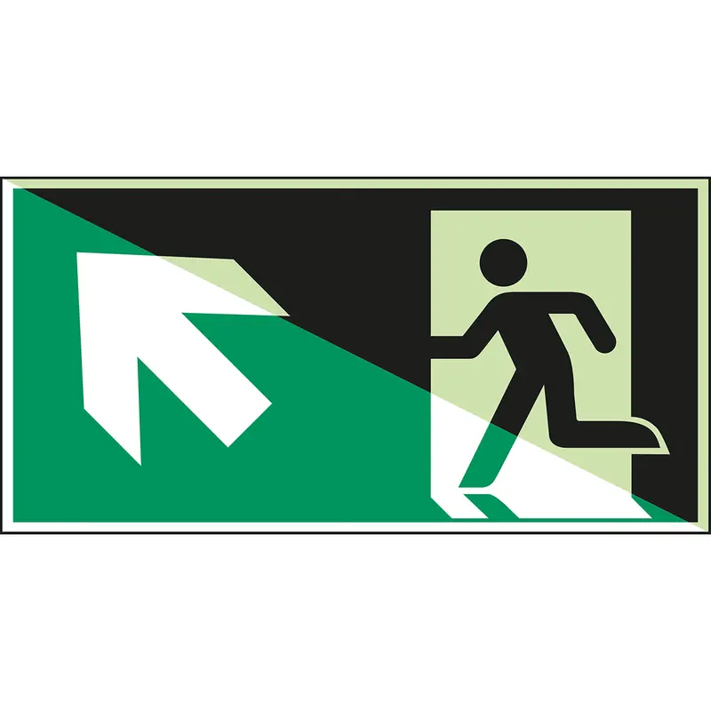 Notausgang (links) - ISO 7010