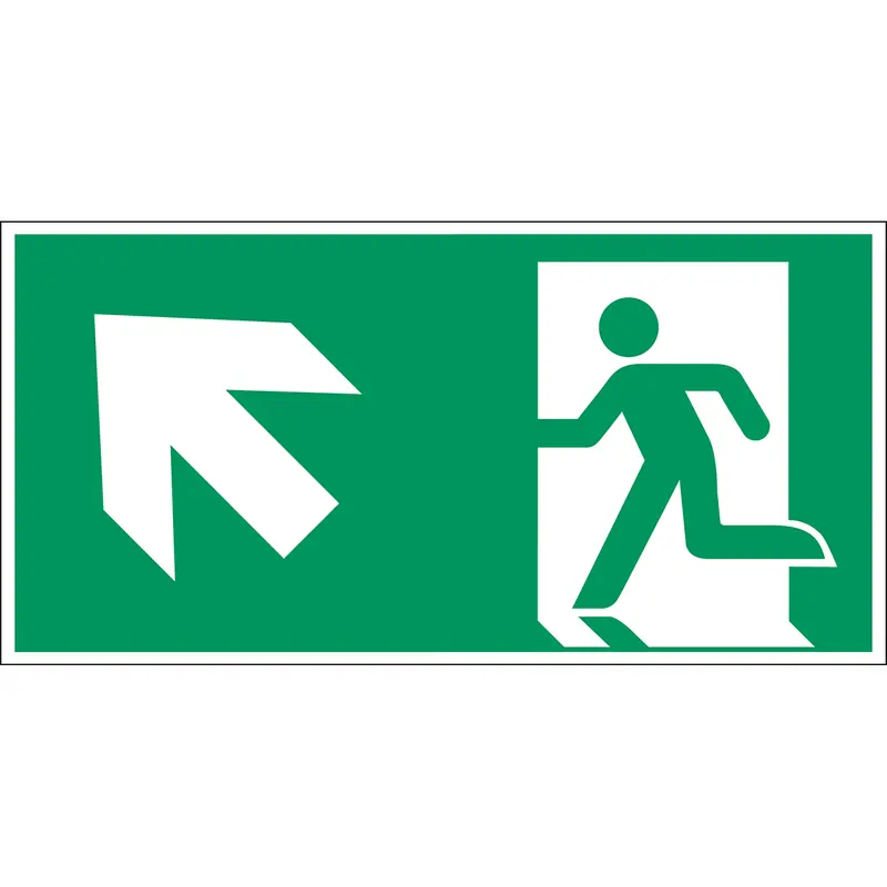 Notausgang (links) - ISO 7010