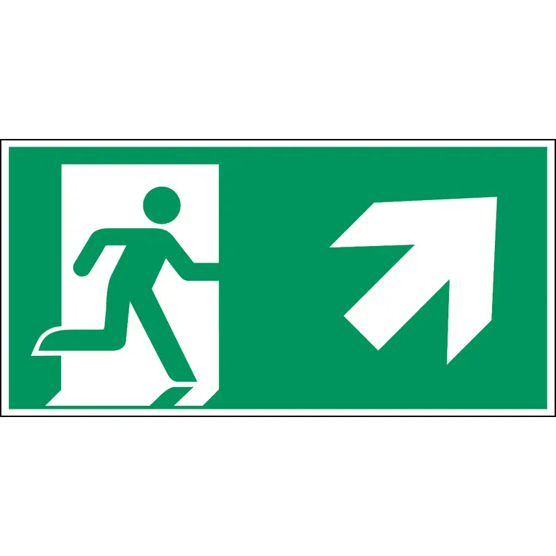 Notausgang (rechts) - ISO 7010