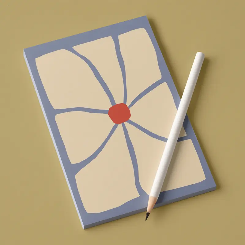 Notizblock Flower