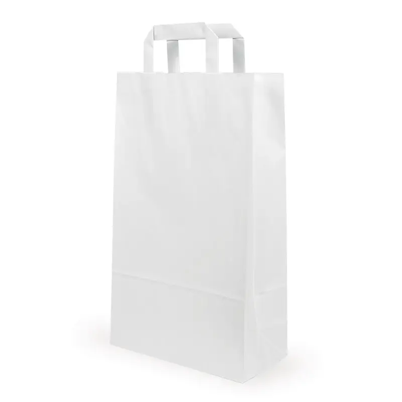 Papier Tragetasche Weiß