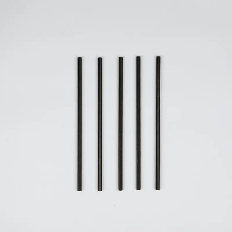 Papier-Trinkhalm, Jumbo, schwarz, Ø8x250mm, VPE