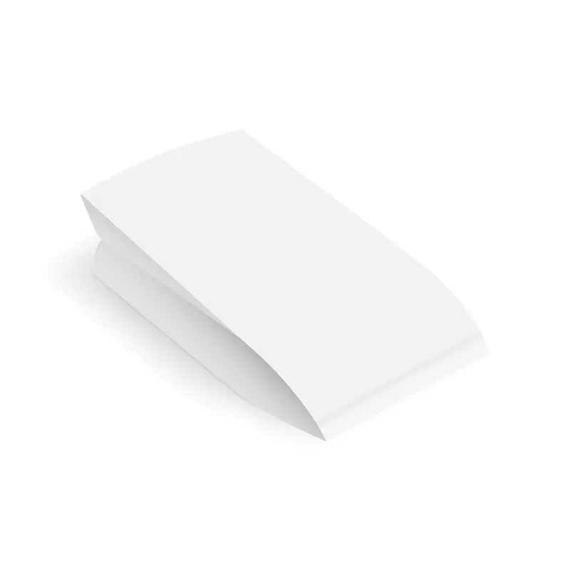 Papierbeutel (PAP/PE) 2-lagig fettdicht weiß 13+8 x 28 cm `1/1`