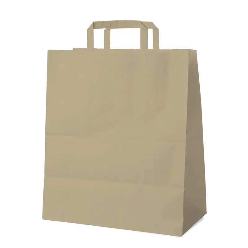 Papiertragetasche braun 40+16 x 45 cm – 200 Stück