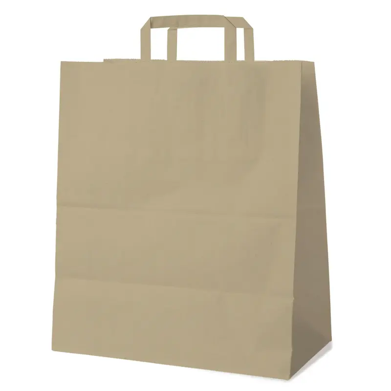 Papiertragetasche braun 45+17 x 48 cm – 25 Stück