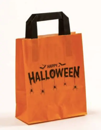 Papiertragetaschen für Halloween "Happy Halloween"