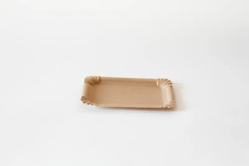 Pappteller – 10x16cm, Hartpapier Braun, 3000 Stk.