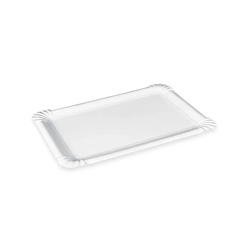 Pappteller (PAP-Recy FSC Mix) weiß 13 x 20 cm – 250 Stück