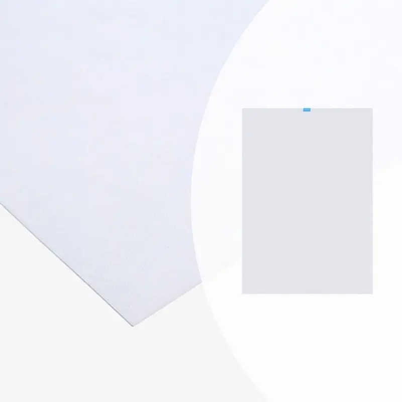 Pellicule anti-reflet de rechange pour chevalets et cadres d'affichage