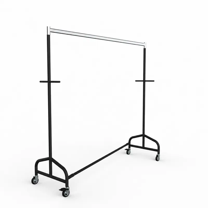Penderie en Z avec poignées - 170 cm