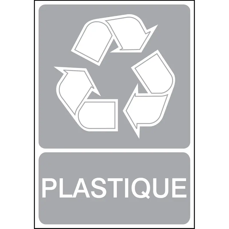 Pictogramme - PLASTIQUE (produit francophone)