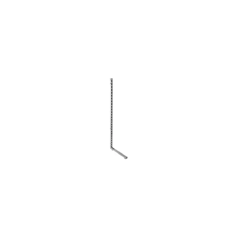 Pied L crémaillère léger pour gondole – 2 hauteurs, 3 coloris