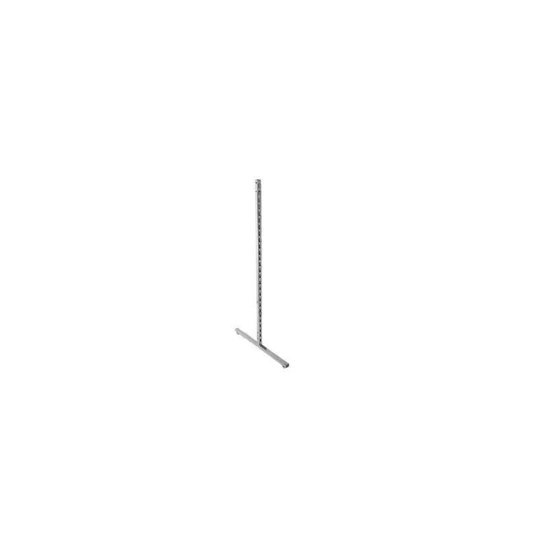 Pied T léger crémaillère pour gondole – 145 ou 240 cm