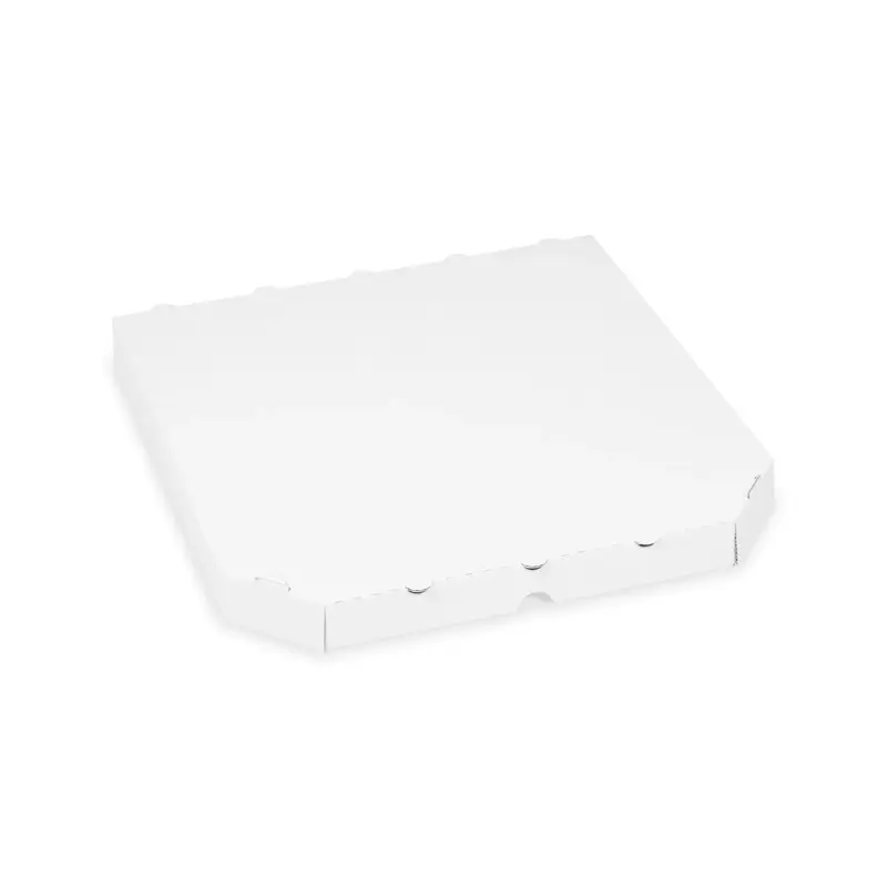 Pizzakarton (aus Mikrowellpappe) E6 extra-stabil weiß 30 x 30 x 3 cm