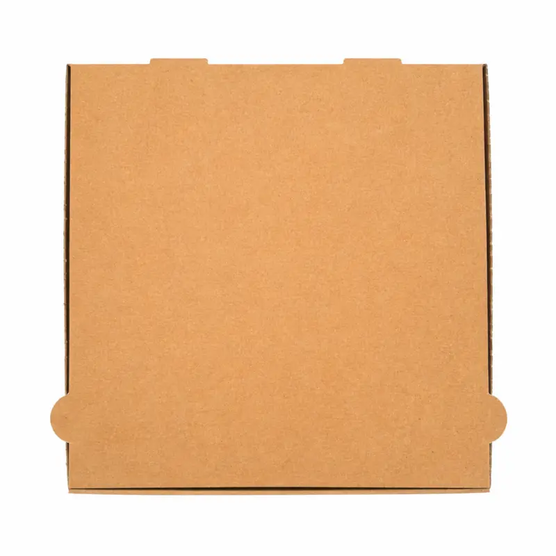 Pizzakartons Unbedruckt Kraft | 30x30x4 cm Braun | 4200 Stück (Palette)