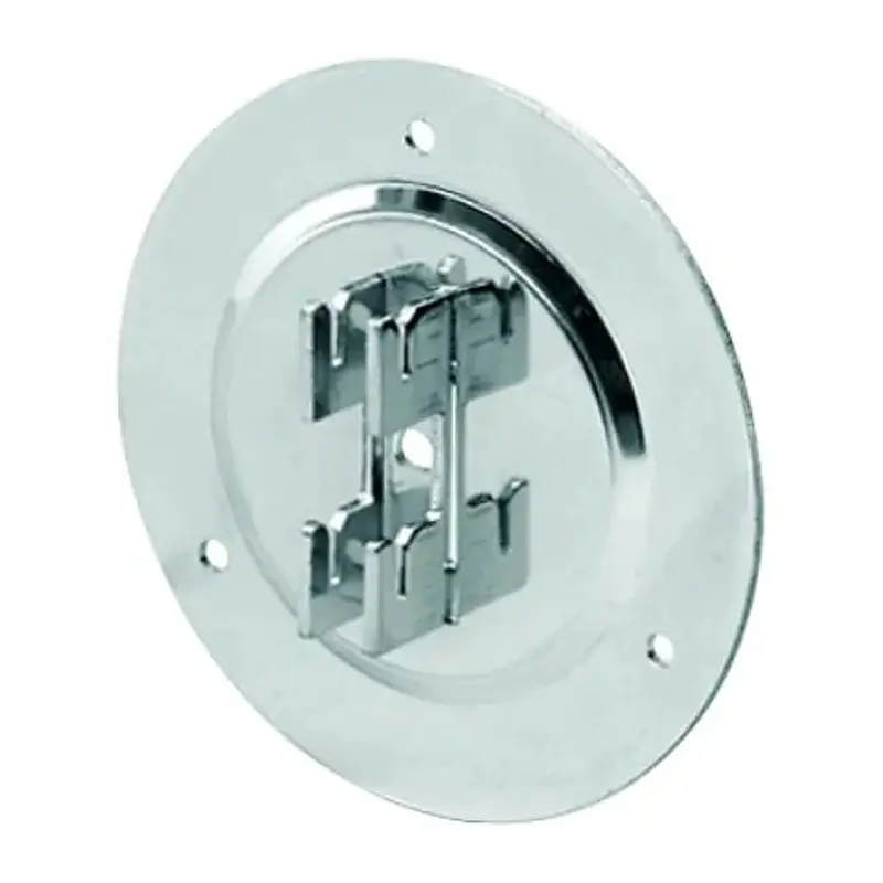 Platine de fixation pour crémaillère murale – Ø 12 cm