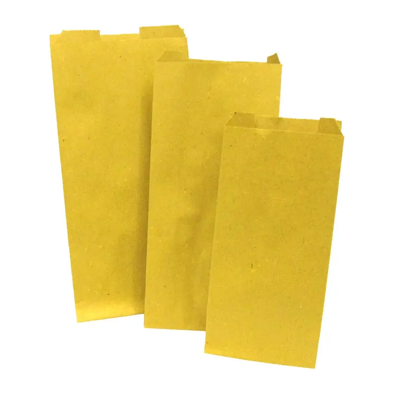 Pochettes papier 100% recyclé couleur paille