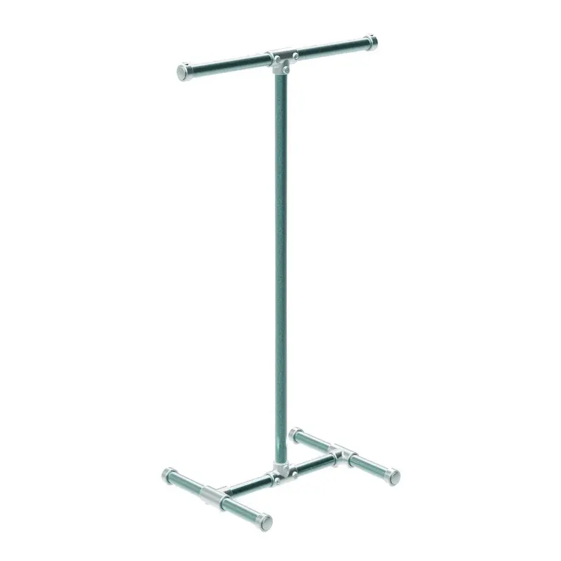 Portant en T métal galvanisé – Hauteur fixe 130 cm