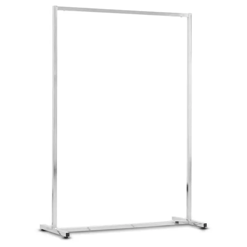 Portant vêtements tube carré chromé 60 ou 100cm
