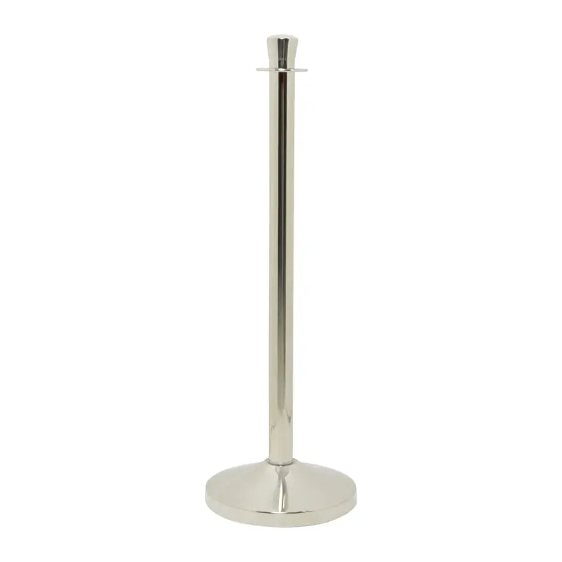 Poteau d'accueil lourd chromé – 1 m, 12 kg