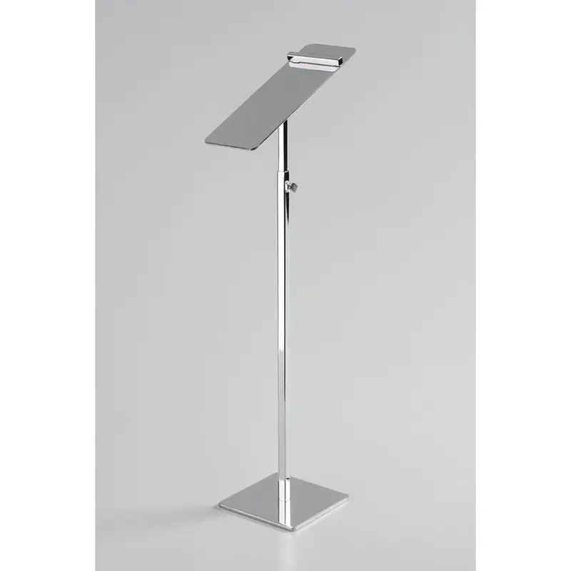 Présentoir de table pour chaussure réglable en hauteur – chromé
