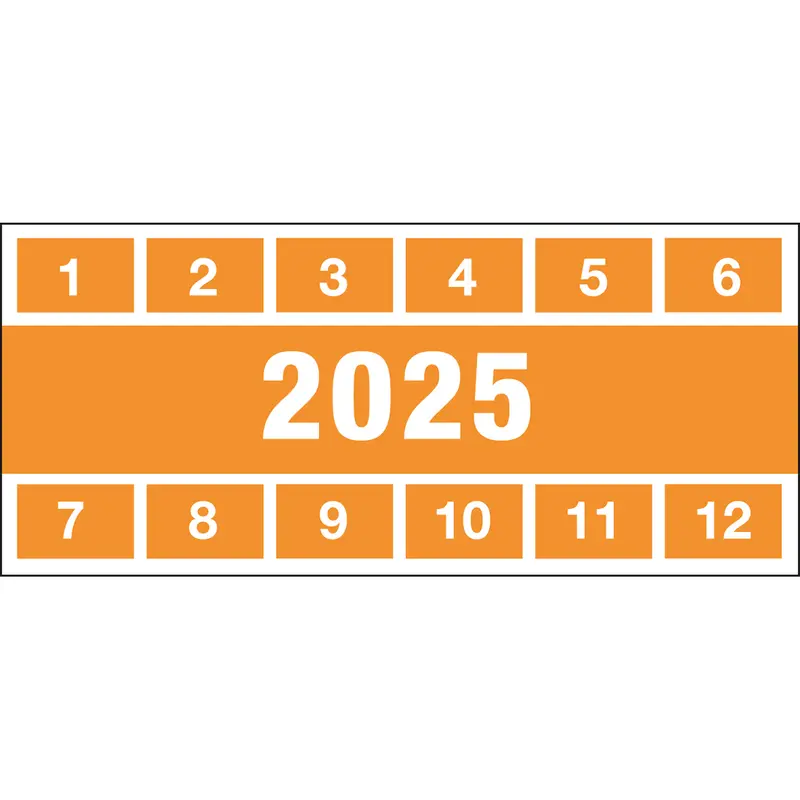 Prüfplaketten 25 57x25 B-500