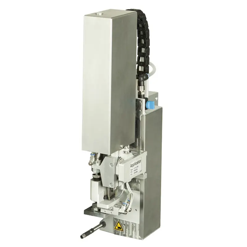 Rechter Applikator, 300 mm Zylinderhub, einstellbare horizontale Präzisionsführungen in X- und Y-Richtung (bis Y = 13 mm, X = 5 mm) mit Druckminderer
