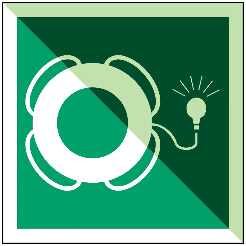 Rettungsring mit Lampe - IMO