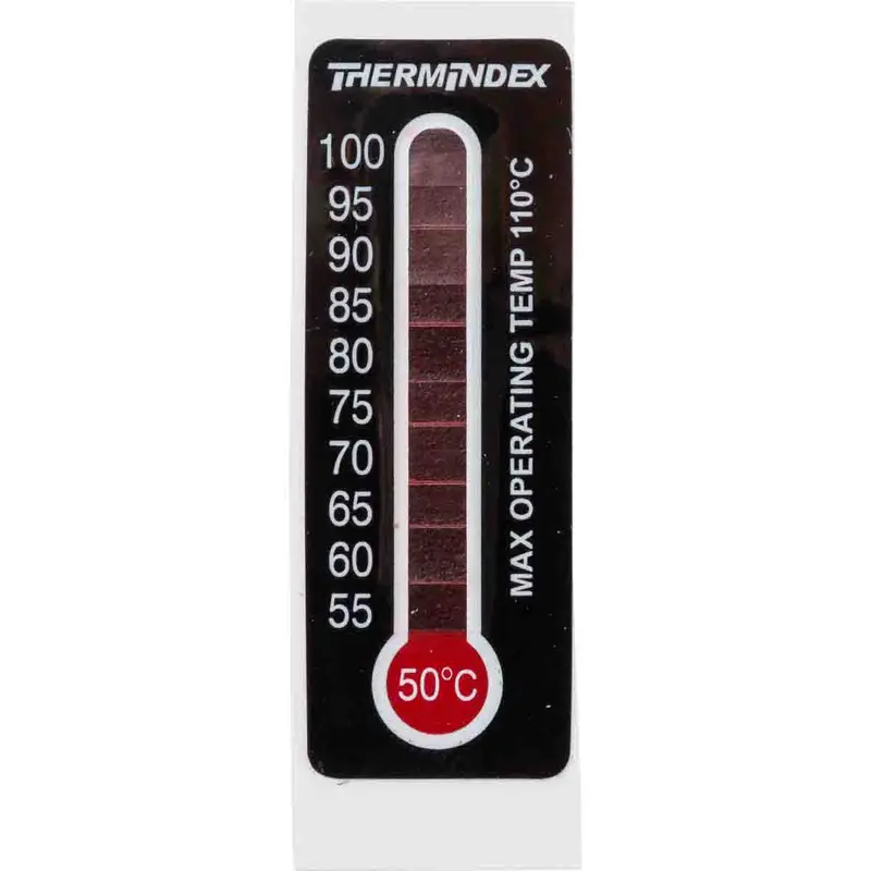 Reversible, temperaturanzeigende Etiketten - 11 Temperatur-Messstufen