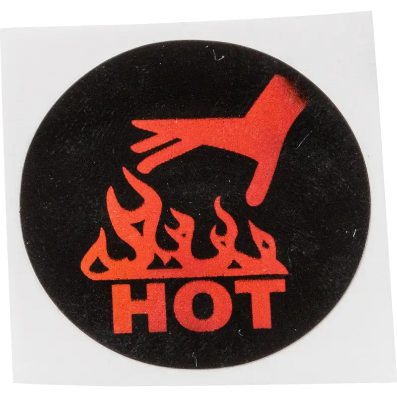 Reversible, temperaturanzeigende Etiketten - Hot