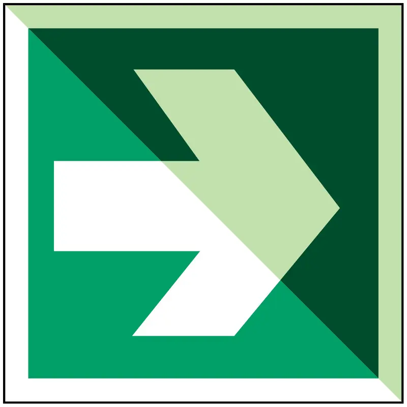Richtungspfeil 90° - IMO