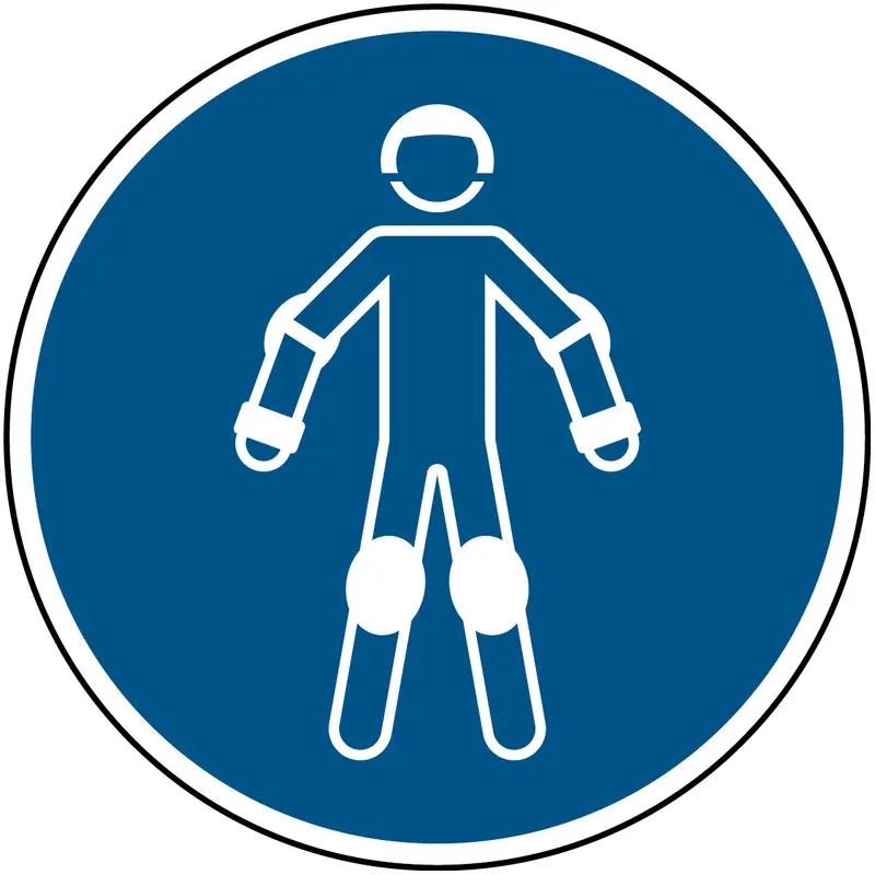 Rollsport-Schutzausrüstung tragen - ISO 7010