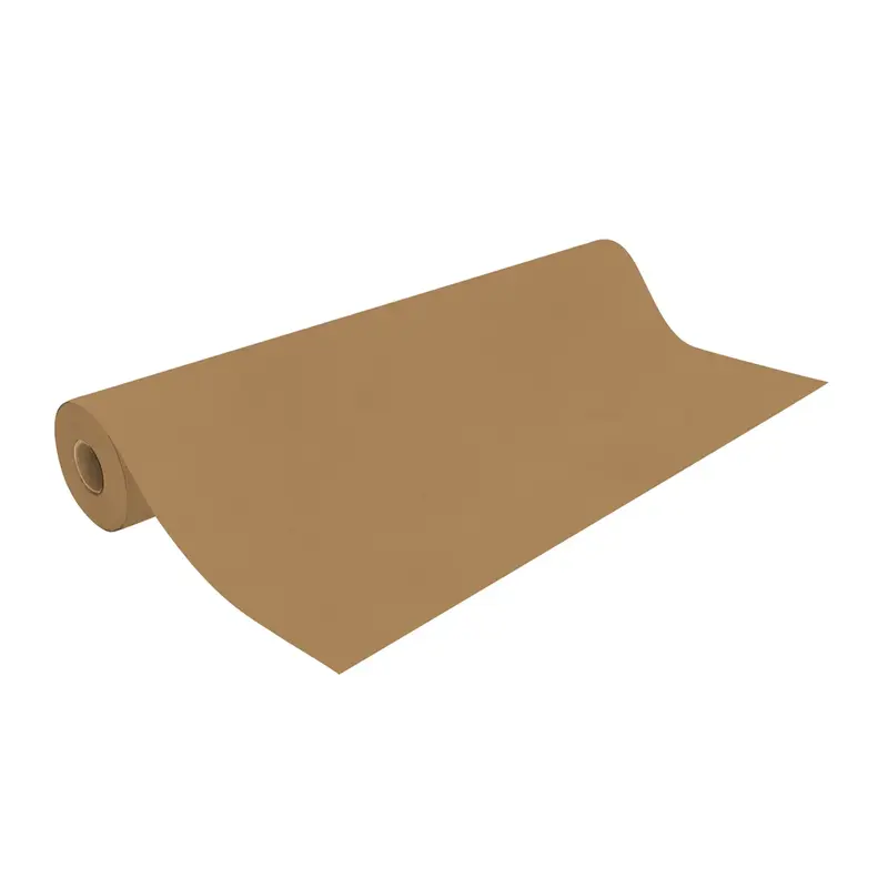 Rouleau papier kraft naturel 0,7 × 100 m — lisse ou vergé, 60 g/m²