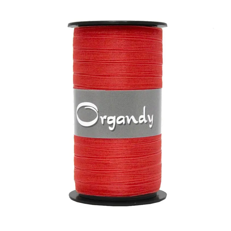 Ruban organdi semi-transparent 7 mm × 50 m – 5 coloris