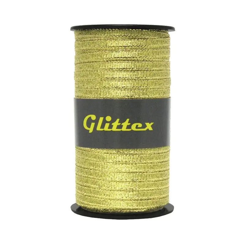 Ruban tissu métallisé 5 mm x 50 m – Or, Argent, Rouge