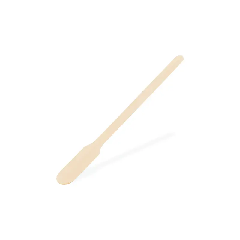 Rührstäbchen (aus Holz FSC 100%) Paddelform 13cm