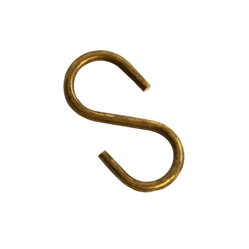 S-Haken aus Kupfer