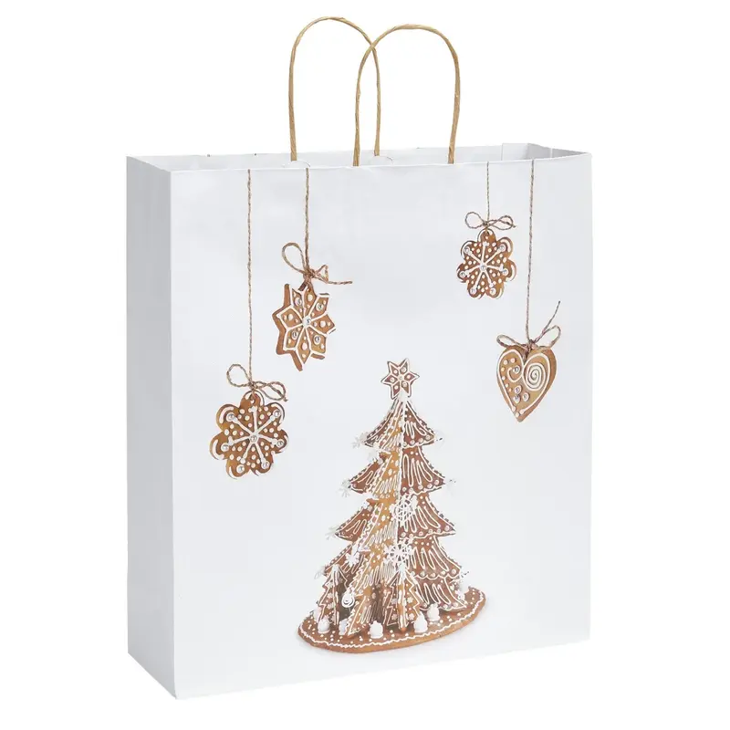 Sac Noël Cookies en Kraft — 36x12x40 cm