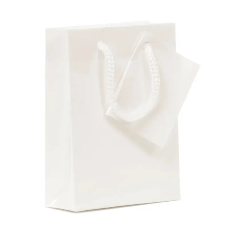 Sacs Luxe Pelliculé Mat Blanc – 2 Formats