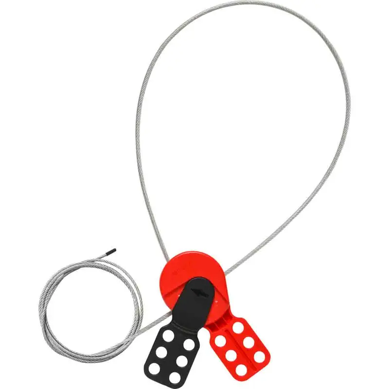 SAFELEX Universelle Kabelverriegelung - beschichtetes Stahlkabel, 2 m