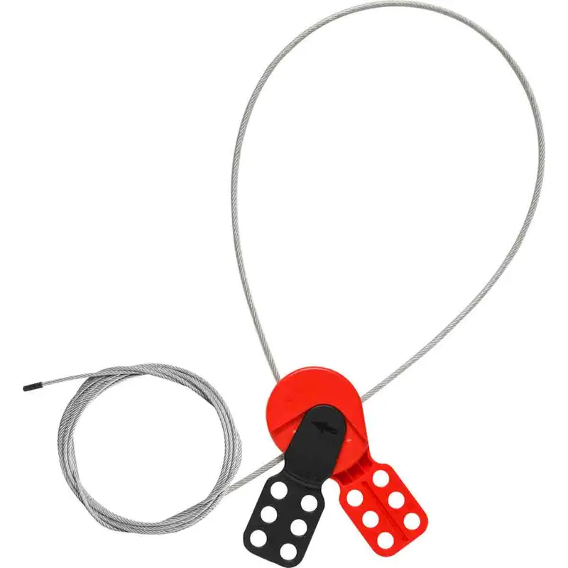 SAFELEX Universelle Kabelverriegelung - beschichtetes Stahlkabel, 3 m