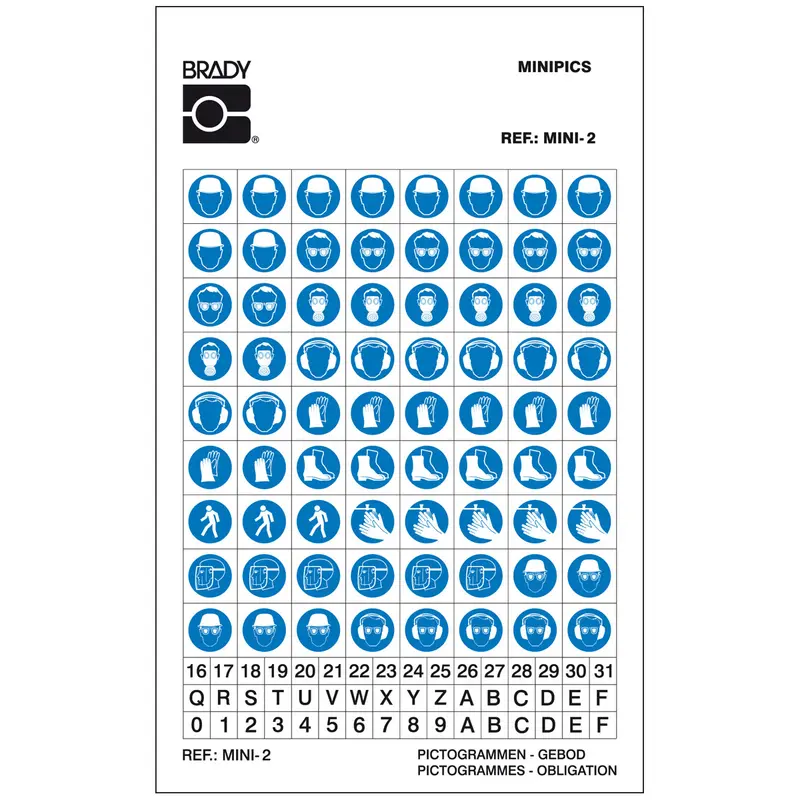 Safety Signs Minipiktogramme