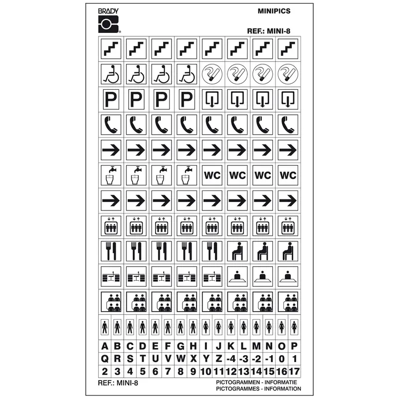 Safety Signs Minipiktogramme