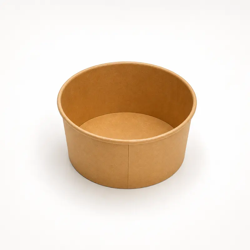 Salatschalen 1000 ml, Kraft, Ø 150 mm, braun, rund, 300 Stk.